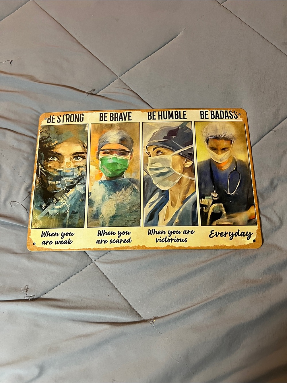 Healthcare Heroes Wall Sign – Multicolor 12x8